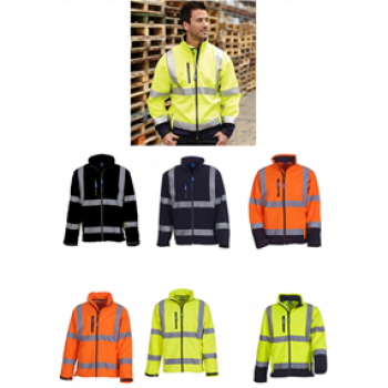 Yoko Hi-Vis Soft Shell Jacket